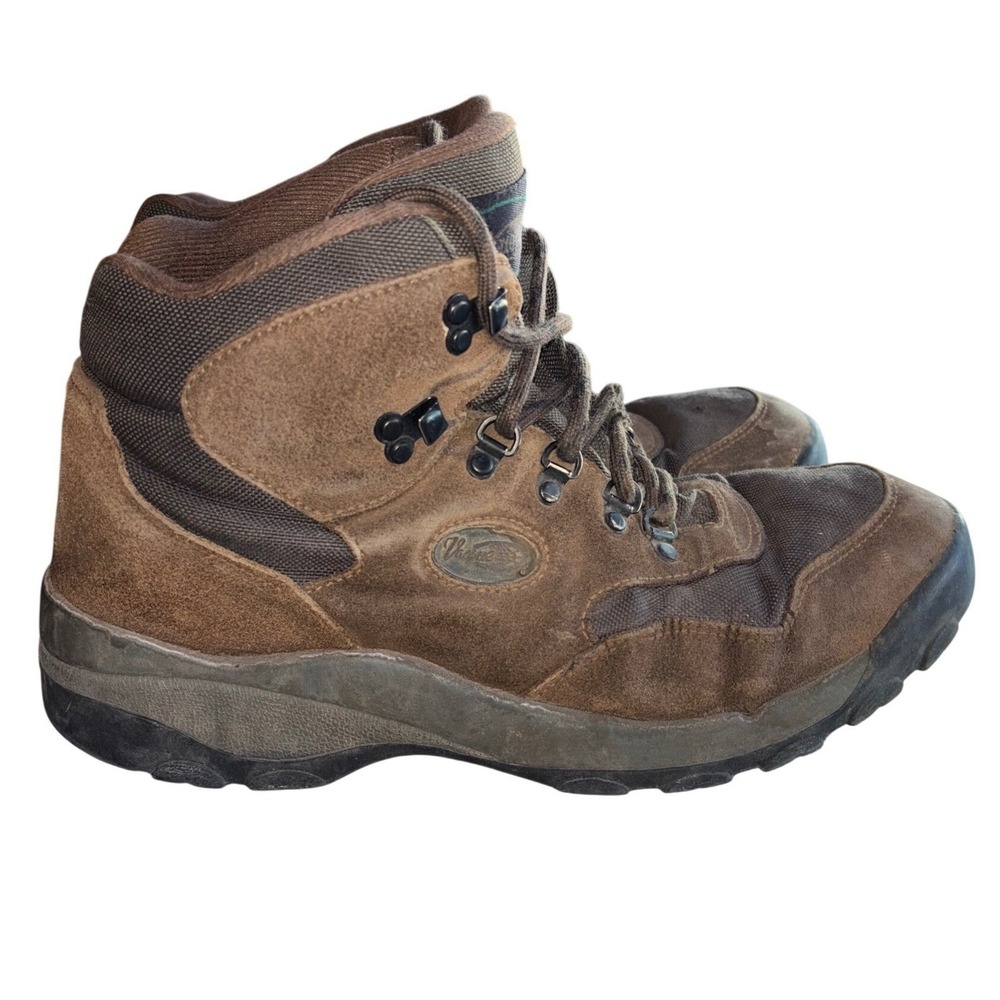Vasque Mens Approx8/9 Brown Suede Mid Top Hiking Boots Outdoor Trail Shoes READ